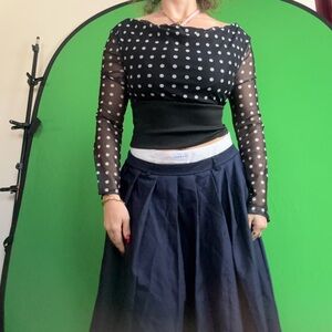 Polka dot top